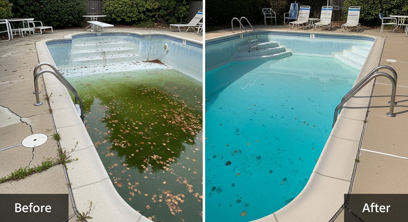 Pool Tiles Falling Off in Xenia, OH