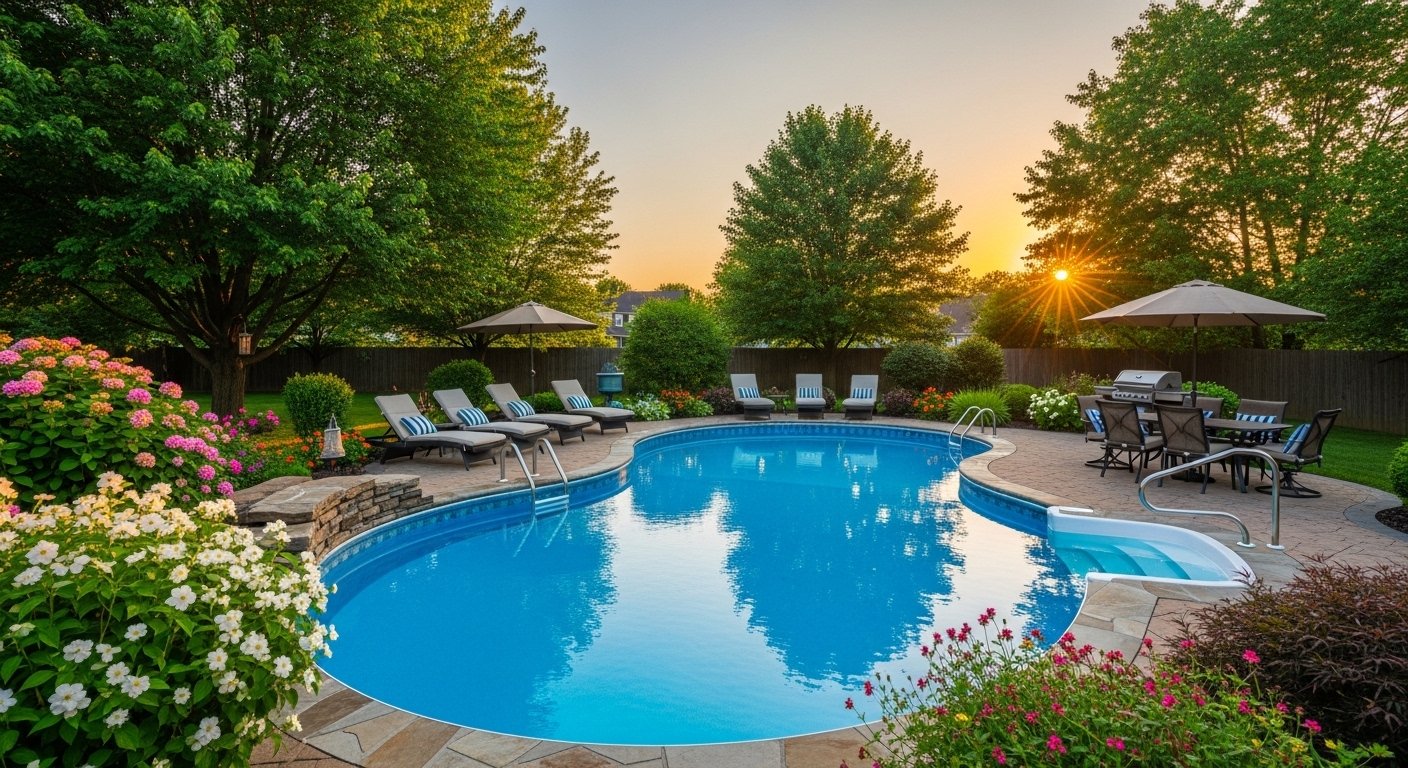 Lebanon backyard pool photo 1