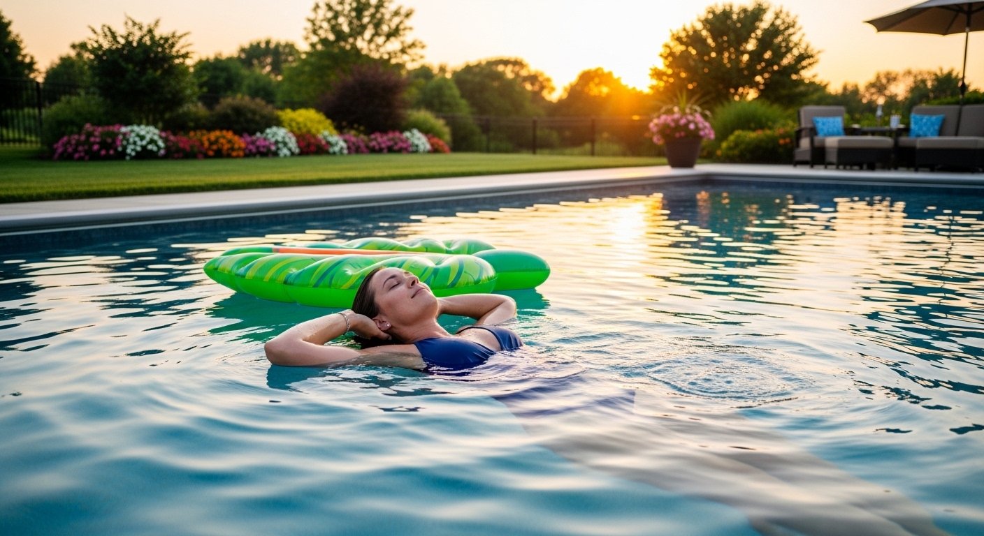 Centerville backyard pool photo 1