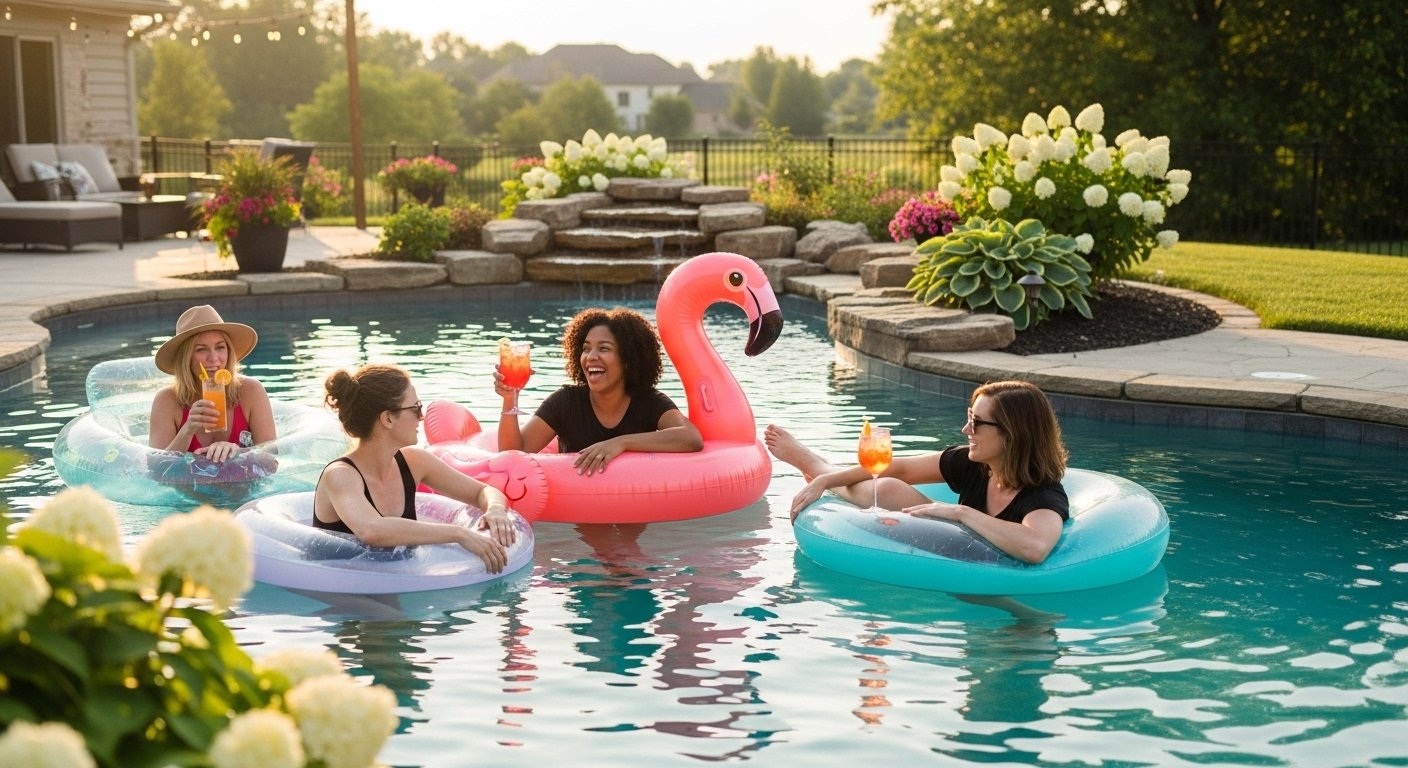 Miamisburg backyard pool photo 1